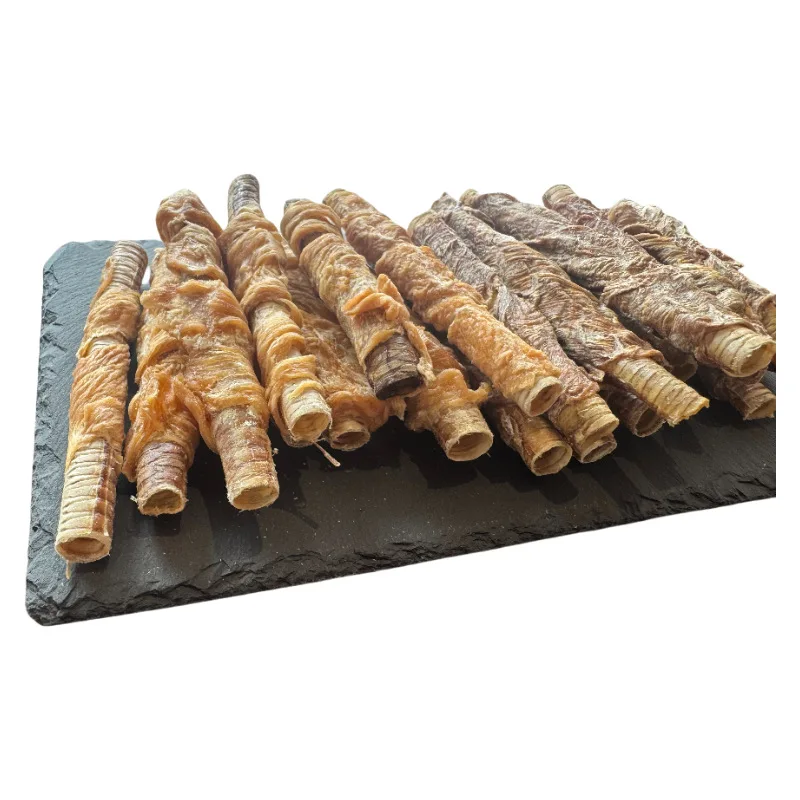 Chicken Duck Roll Goose Throat Pet Snacks Crisp Molar Dental Cleansing Supplement Nutrition Factory Wholesale details