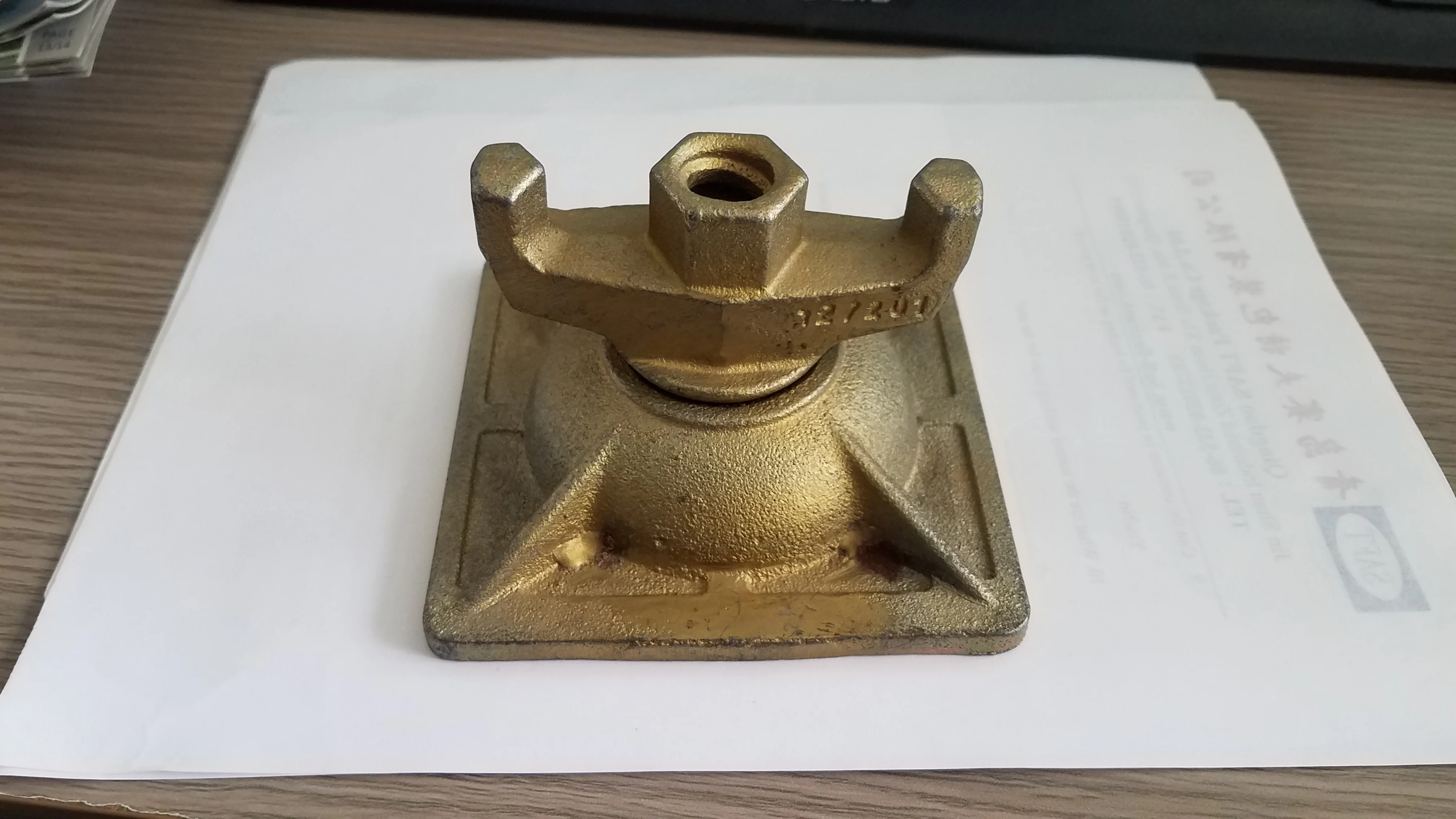 panel formwork cast swivel wing nut