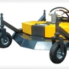 The loader is equipped with industrial park lawn mower
