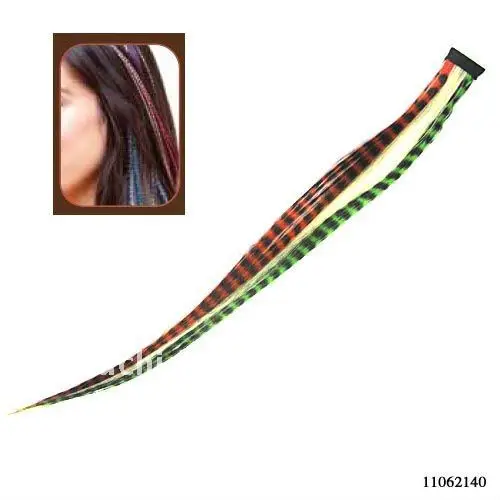Synthetic Grizzly Feather Extension In Different Colors Buy Grizzly