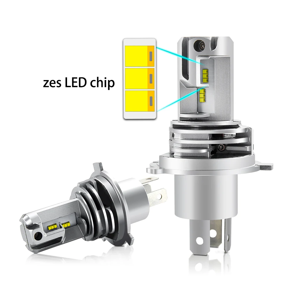 Integration H4 Led M3 Car Headlight Bulbs,60W 10000LM 6000K M3 Led Headlight Bulb h4 Led