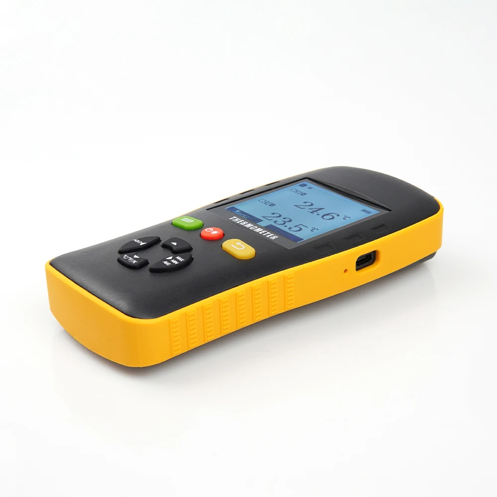 2 Channels Digital Handheld Thermocouple Thermometer Data Logger With ...