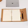 2020 loose-leaf 6 holes custom pu cover journal business notebook