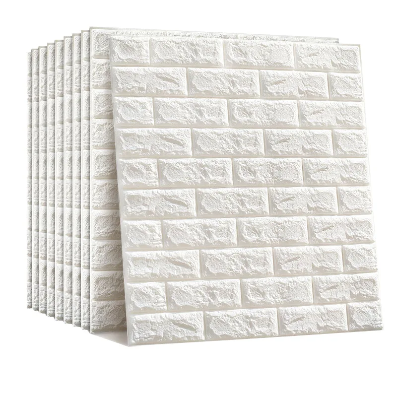 3D Foam Wall Tile Decor Design 3D Brick PE Foam Wallpaper/wall Panel/sticker Home Decoration for Wall