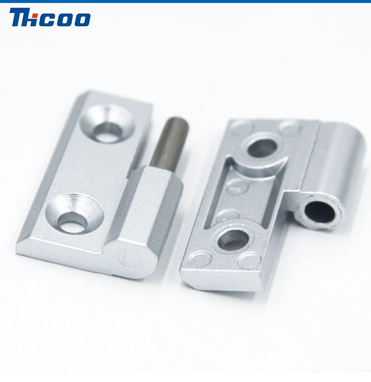 Steel Door Lock Hinges Zinc Alloy Black Coated