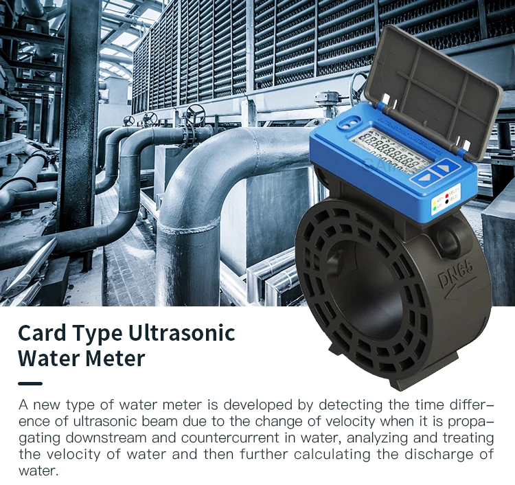 Guf140 Remote Ultrasonic Agricultural Irrigation Flow Water Meter 50mm