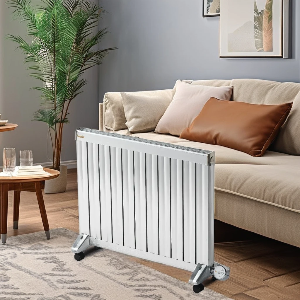 Freestanding Aluminium Oil-filled Heater, 2000W, Waterproof - detail 2