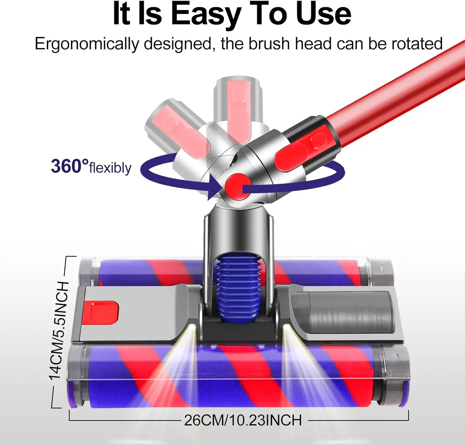 Soft Roller Cleaner Head For Dyson Stick Vacuum Cleaners V7 V8 V10 V11