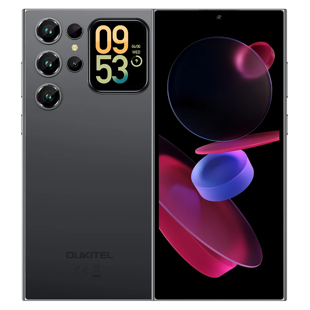 OUKITEL C62 PRO Smartphone: 6.88 Inch Dual Display, 90Hz, 5150mAh