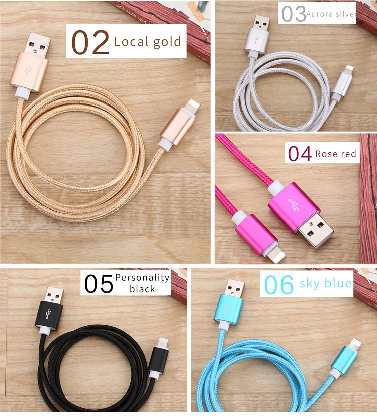 3m cabo usb led chargers mobile phone chargeur microphone cable for iphone charger - ANKUX.COM
