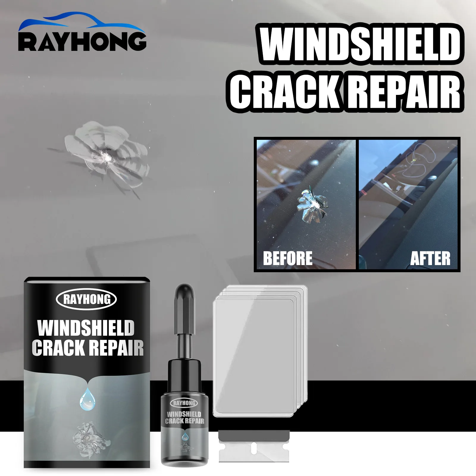 Oem Car Windshield Cracked Repair Tool Windscreen Scratch Crack Restore