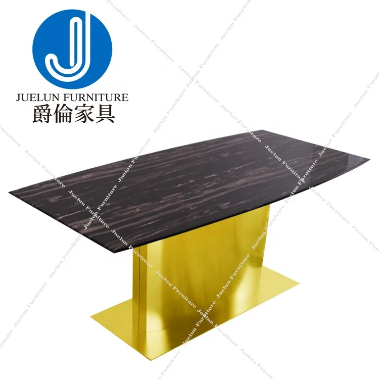 Factory price wholesale natural stainless steel rectangle kitchen island table kitchen table dining kitchen table