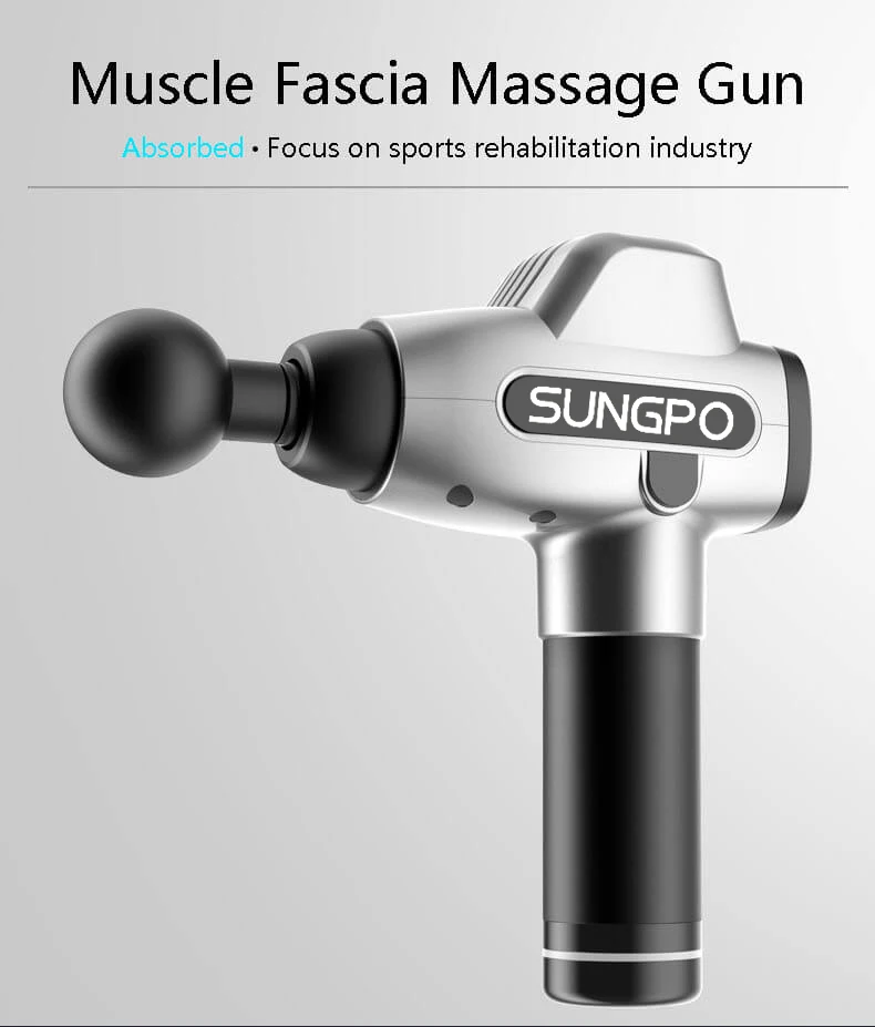 2020 percussion massager new design fascial massage gun