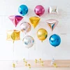 Wholesale 2019 latest design 4D Diamond Helium Balloons Cube Shaped Foil Balloons