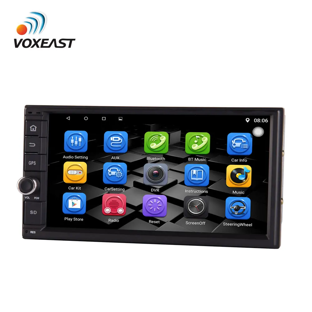 2 din 7inch car radio Android player BT car stereo touch screen double deck car radio