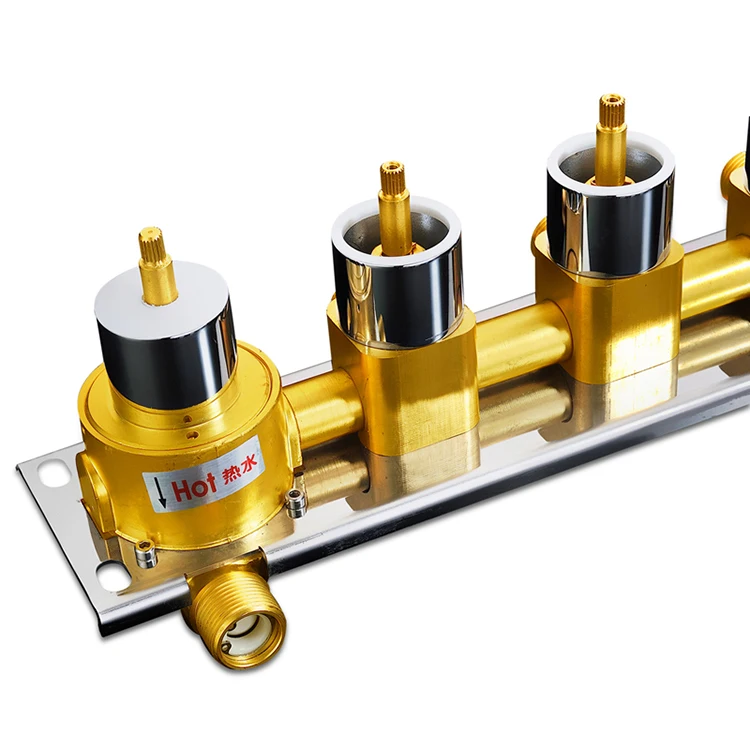 4 Function Shower Diverter Valve High Water Flow Contemporary Cold And
