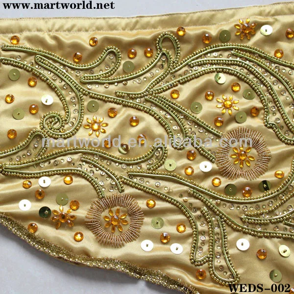 Gold Indian Wedding Decorations Backdrop;hand Make Wedding Backdrop