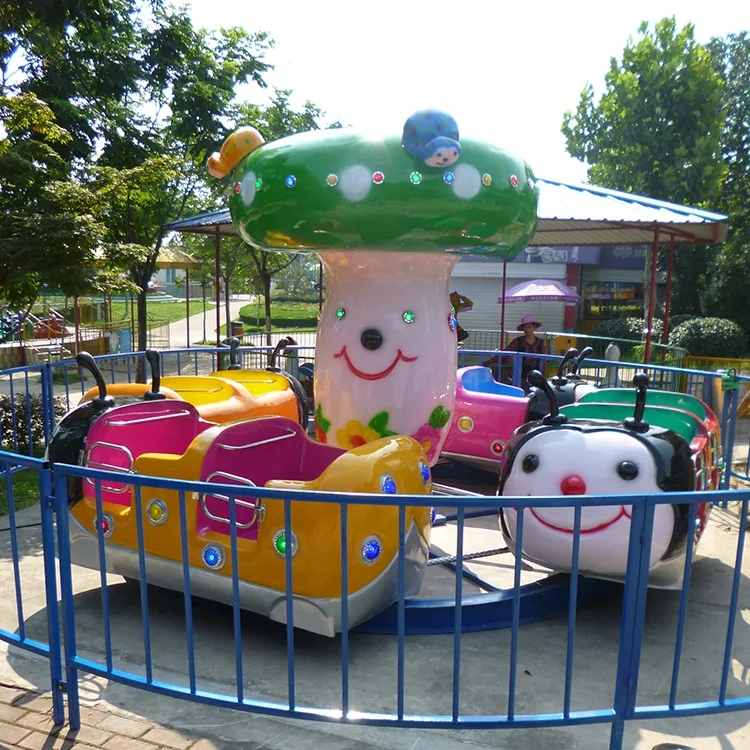 Amusement park games kid electric train  track train rides for sale.jpg