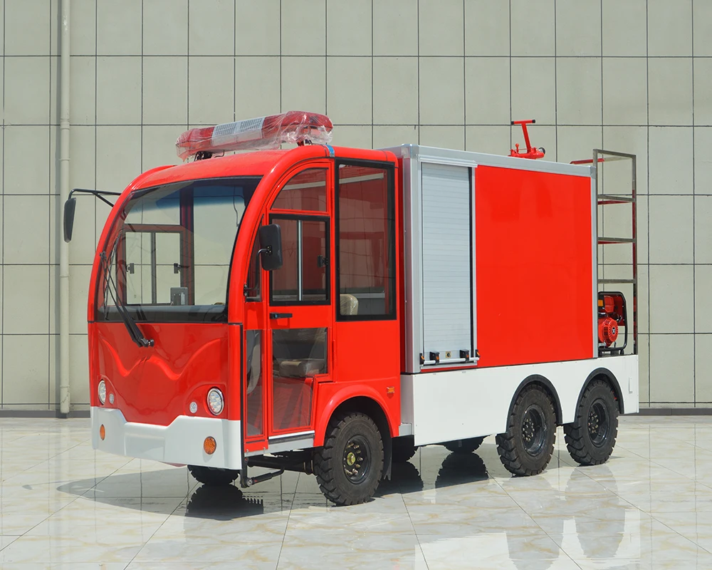 Electric Fire Truck With 5 Tons Payload Electric Fire Engine Truck