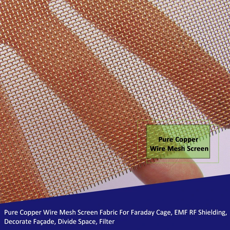 Phosphor Bronze Wire Mesh Used for Filter, Decoration, Faraday Cage