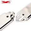 main door Sus 304 Stainless Steel door Handle with Plate Face Double sided indoor hardware plate door handle lock