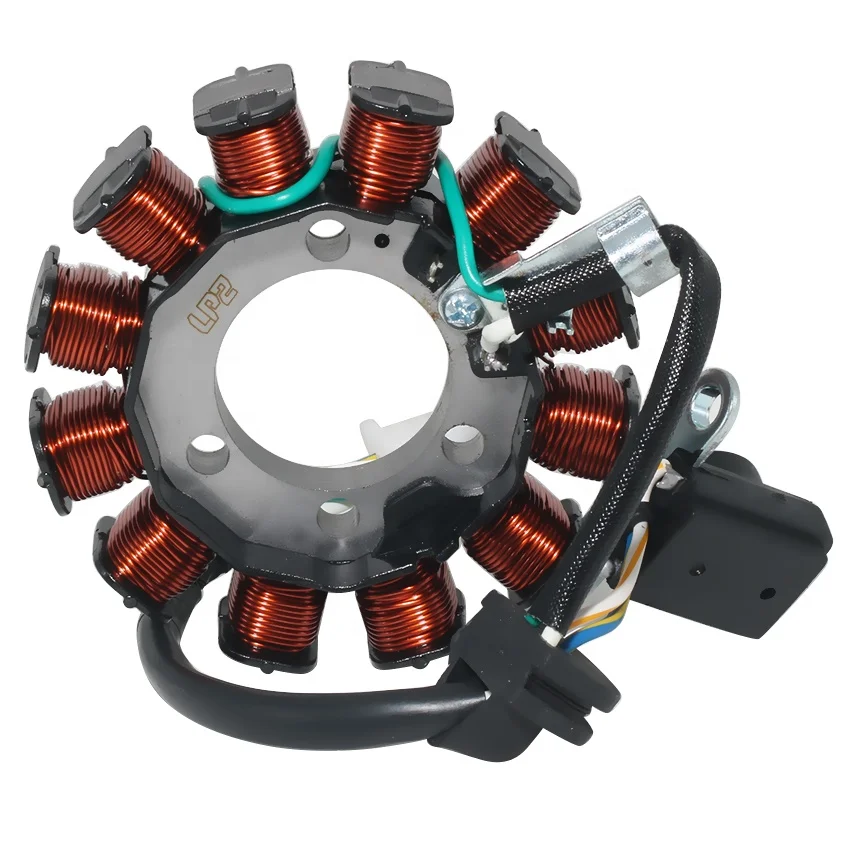 Motorcycle Stator Coil For Honda Shadow 400, VT750, NV750 - Replaces 31120-MBA-004, 12V Ignition Magneto Assembly