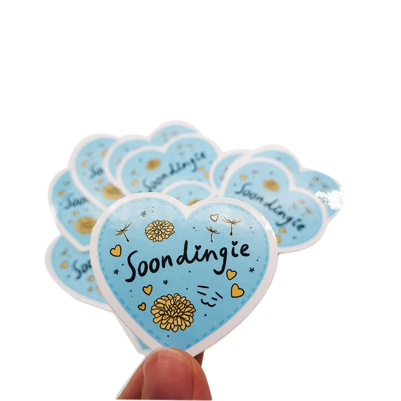 
Self-Adhesive Packaging Logo Printing vinyl Private Die Cut Sticker Label Custom 