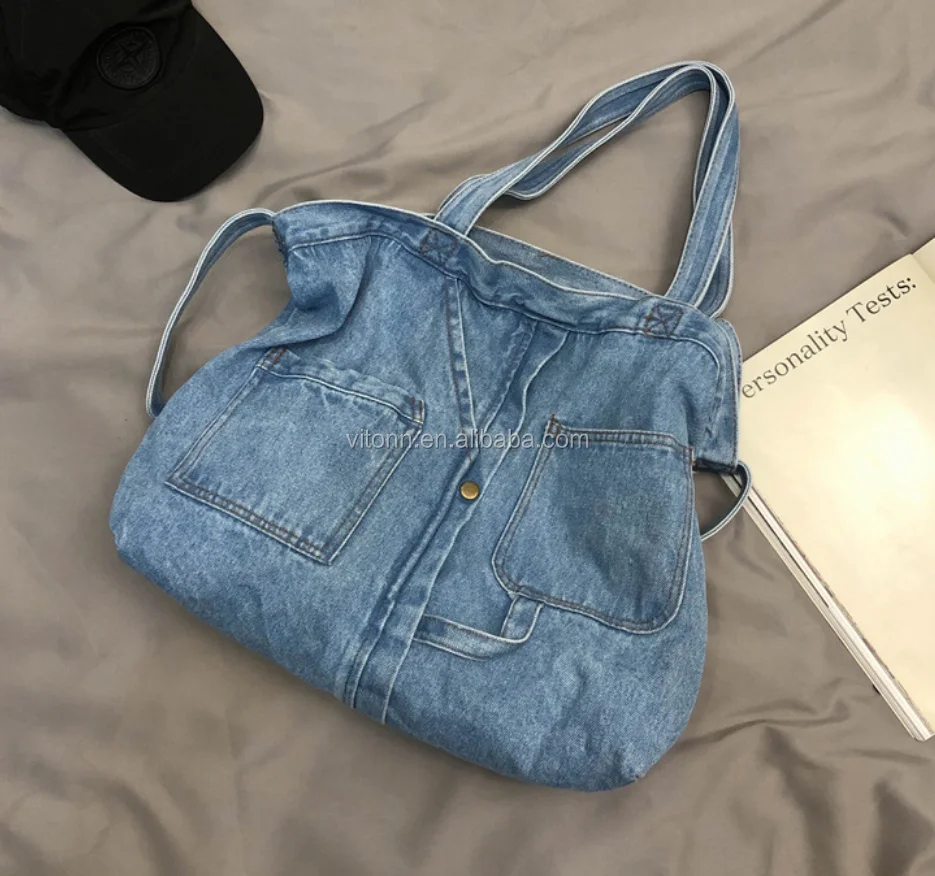 Factory Promotional Washed Jeans Crossbody Sling Bag Men,Cool Jeans Lady Shoulder Messenger Bag
