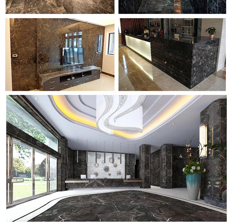 Wholesale marbles Cheapest China Manufacture marble tiles Dark Emporador Factory marble Price Polished Surface Design