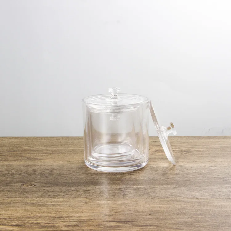 Premium Quality Acrylic Plastic Apothecary Jars Set Of 3 Clear Crystal