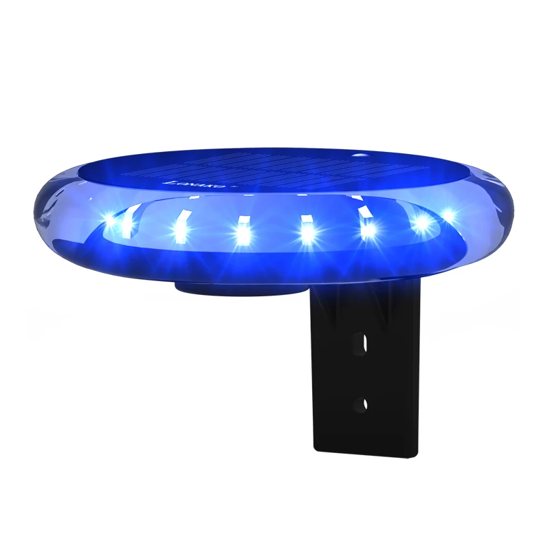 Boat Navigation Light,Solar Powered 6 Modes Portable Clamp On Led Navigation Light With Wireless