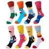 Multi design happy cartoon character Patrick fashion crew man socks wholesale