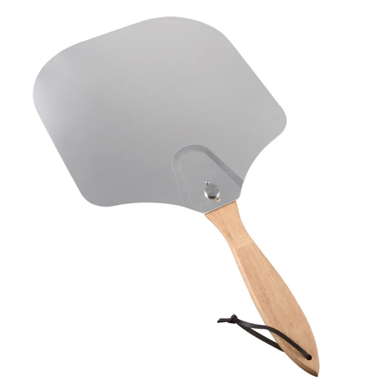 Big Size Detachable Folding Pizza Peel Aluminium Peel And Wooden Handle