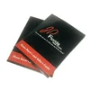 Custom collecting paperboard album folder with logo diecut holes and gloss lamination