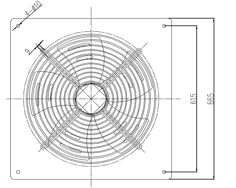 Exhaust Fans, 380V, Axial, 500mm - detail 6