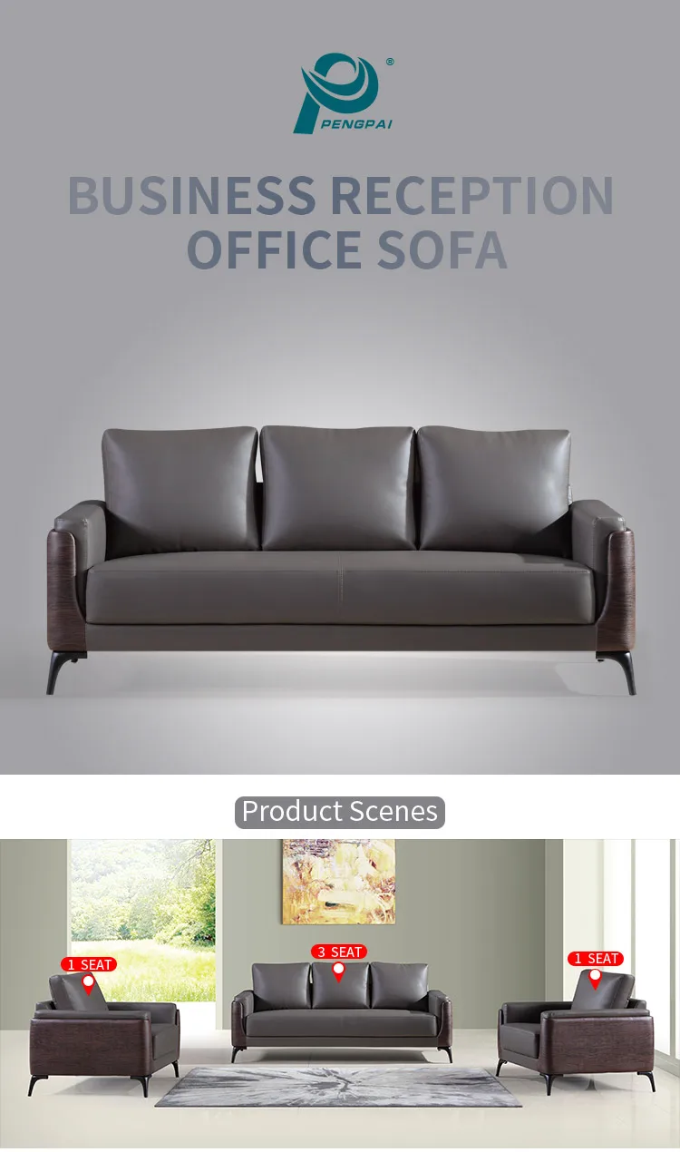Pengpai School Lounge Set Leather Sofa Modern Lounges And Sofas Furniture