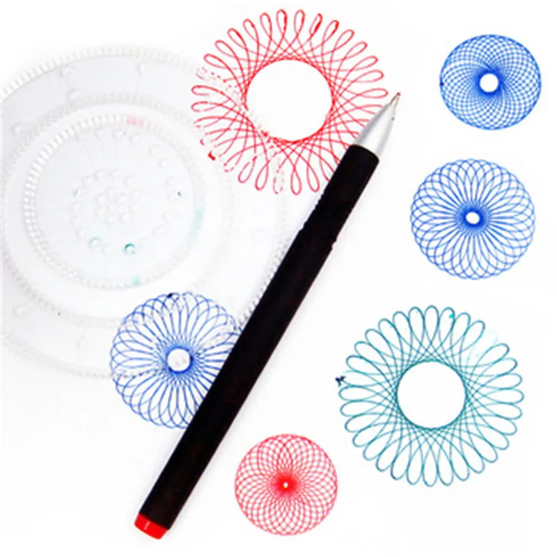 22PCS Accessories creative drawing toys spiral designs educational toys for k TB
