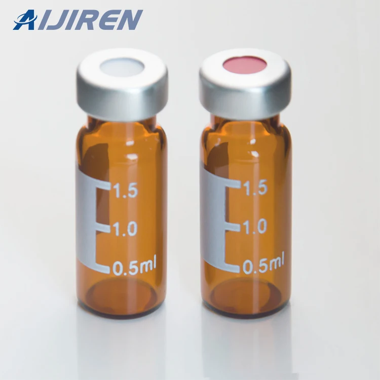 Lab Preslit Ptfe Silicone Septa Cap For Gc Vial 11mm Crimptop Vial