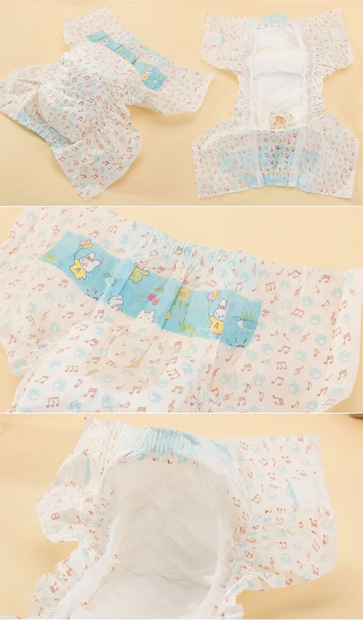 Wholesale Disposable Pet Diaper Supply Super Absorbent Soft Disposable