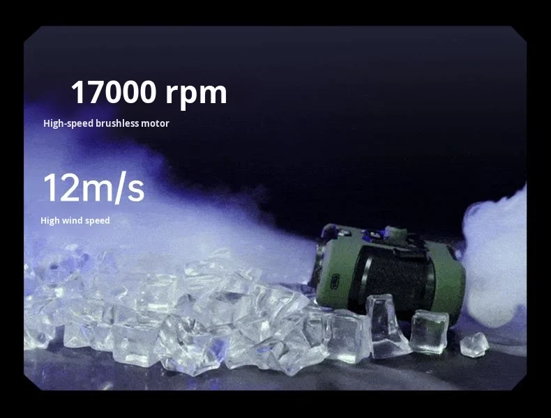 Portable Clip-on Waist Fan, USB, 6000ml - detail 30