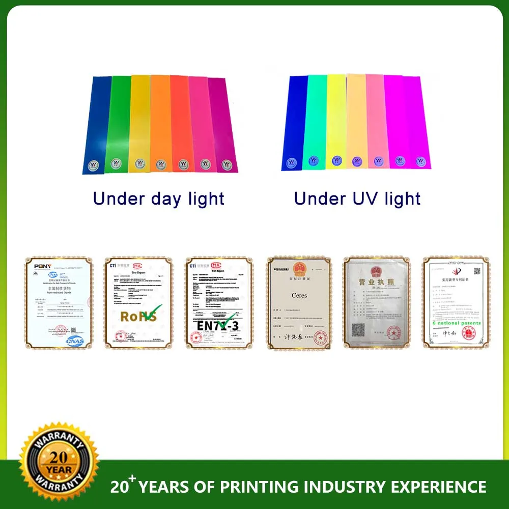 804 Orange AA+ Grade EN71-3 Certified Fluorescent Offset Ink for High-Quality Printing