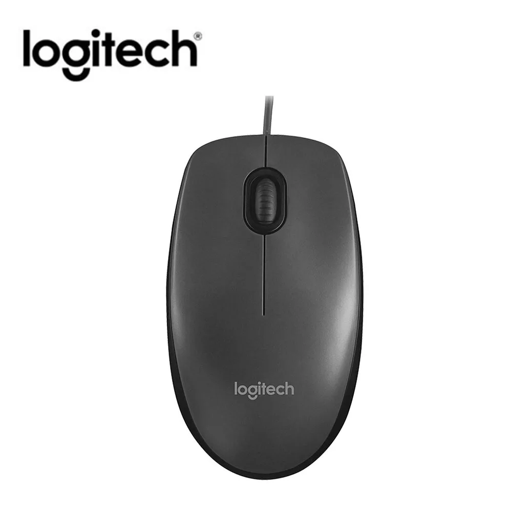 Logitech M90 Usb Optical Mouse Wired Mouse Ergonomic Design Classic