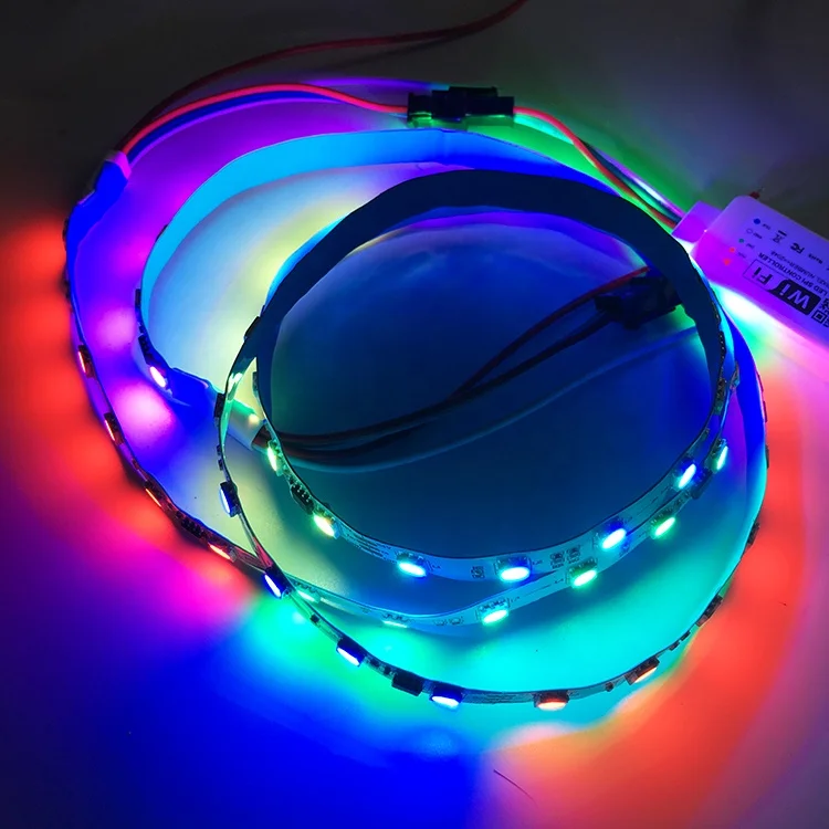 ip67 ic ws2818b 2801 2815 gs8208 dxm512 ws2801 12v rgb 60 ledsm 32leds/m led strip