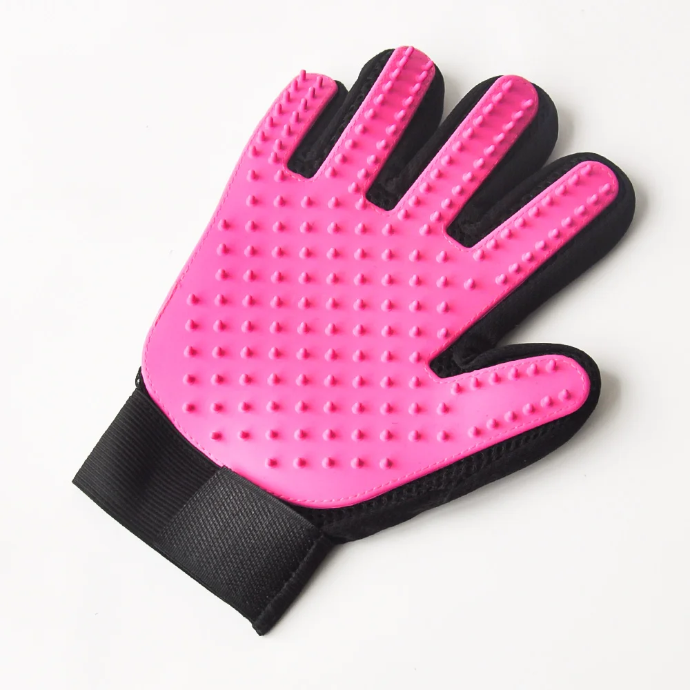 Wholesale Silicone Deshedding Glove Brush For Dog And Cat Pet Hair