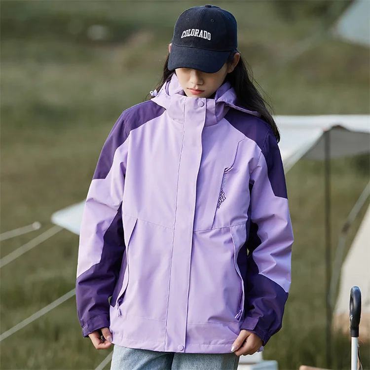 Women And Lightweight Windbreaker Patchwork Zipper Sport Jacket Coat Outerwear Windbreaker Suit