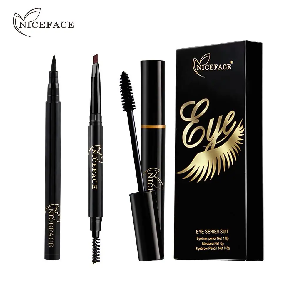 amazon hot sale Hot Sale Eye Makeup 5-Color Set of  Waterproof Eyeliner Pen and Eyebrow Pen +Eyelash Extension Mascara