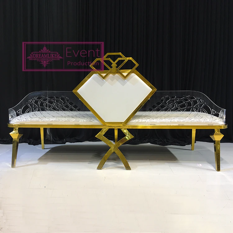 High Quality Wedding Furniture White Rental Wedding Decor Sofa Buy