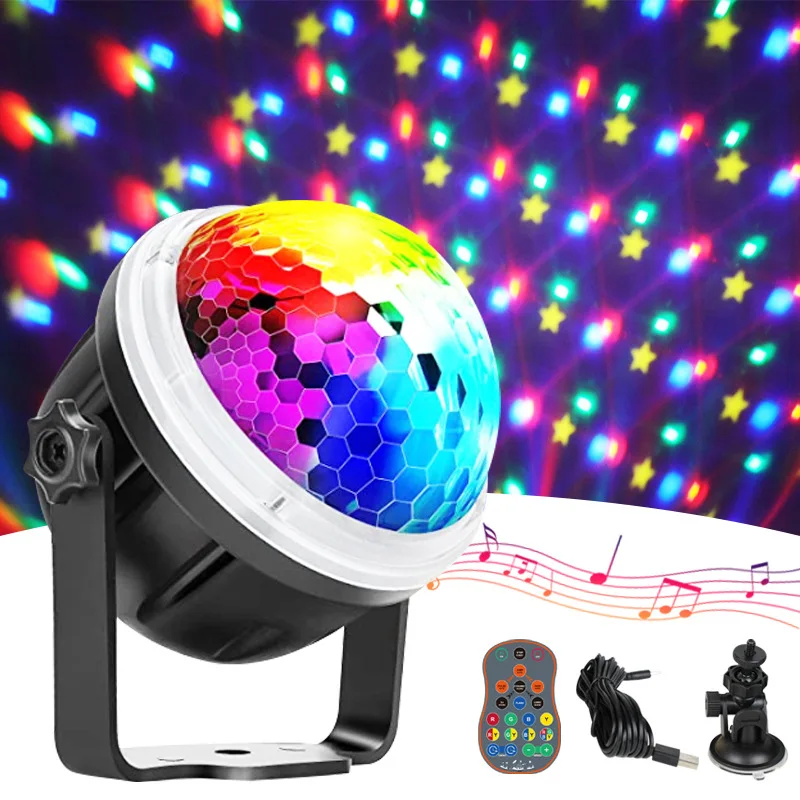 Latest Rgb Led Disco Ball Lights Star Magic Ball Light With 11 Lighting ...