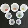 SUCCESS High Quality Sound Healing Frosted Singing Bowl 6''-24'' Chakra Design Quartz Crystal Singing Bowl