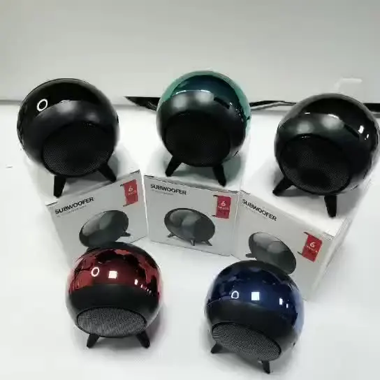 New product metal outdoor waterproof card round subwoofer wireless audio bluetooth speaker - ANKUX Tech Co., Ltd